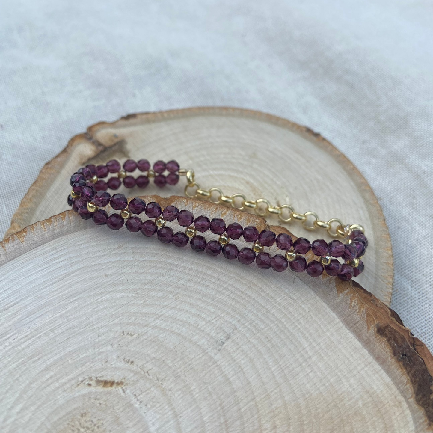 Crystal Woven Bracelet