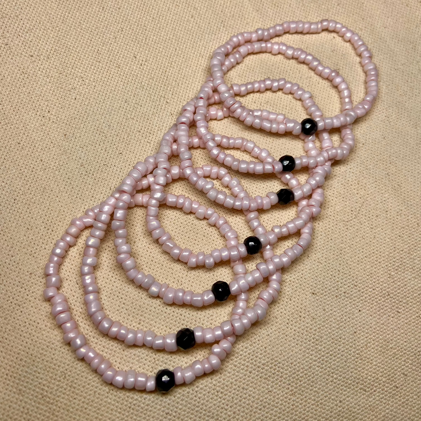 Pink Bejeweled Bracelet