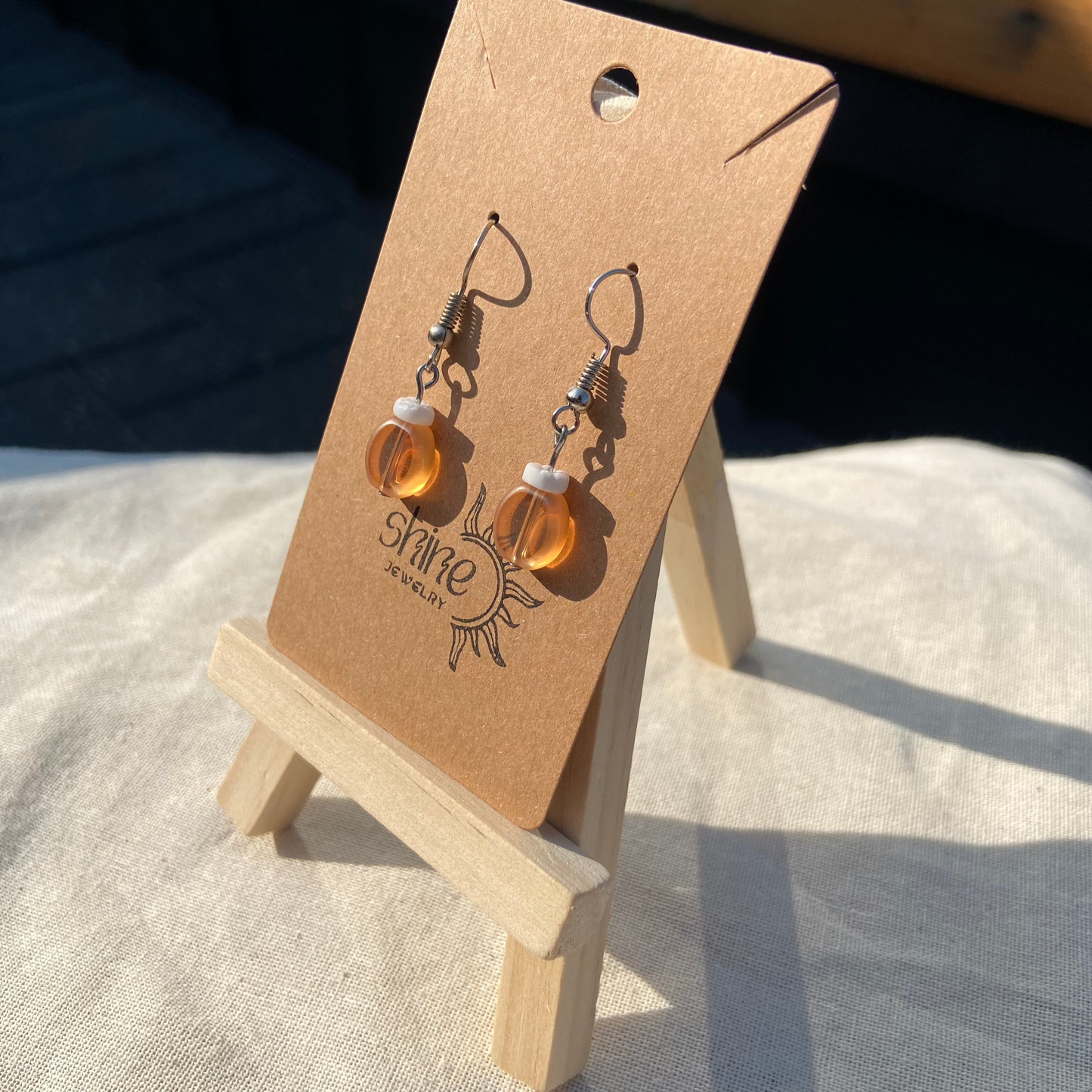 Creamsicle Earrings