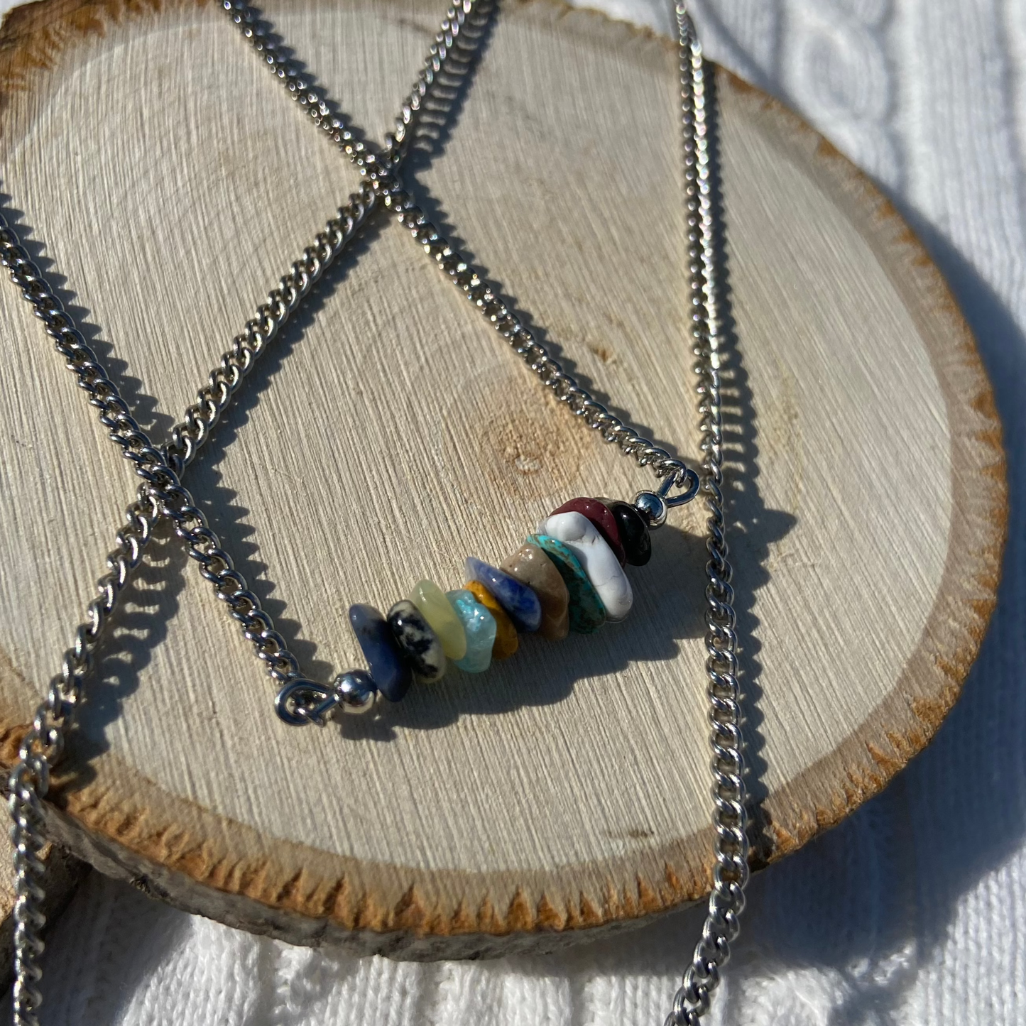 Gemstone Smash Necklace