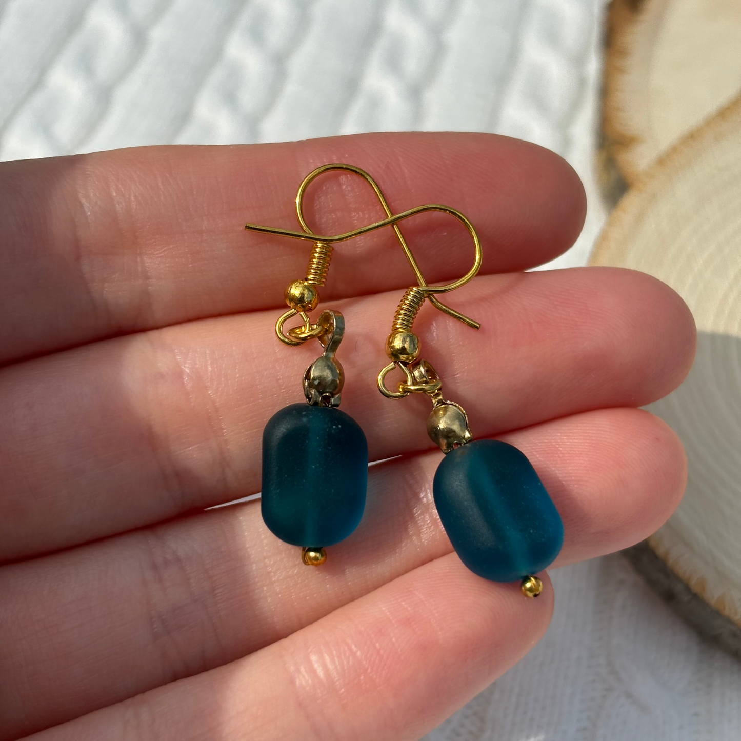 Amagansett Sea Glass Earrings