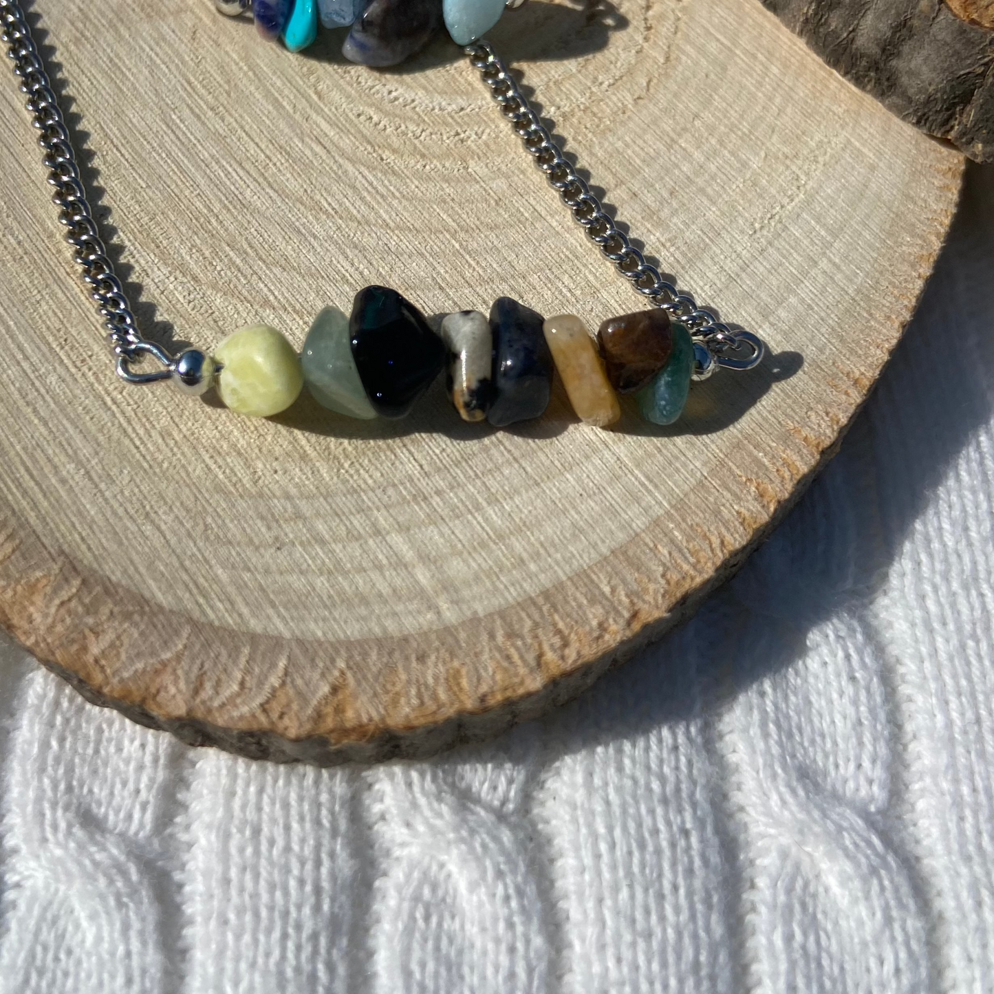 Gemstone Smash Necklace