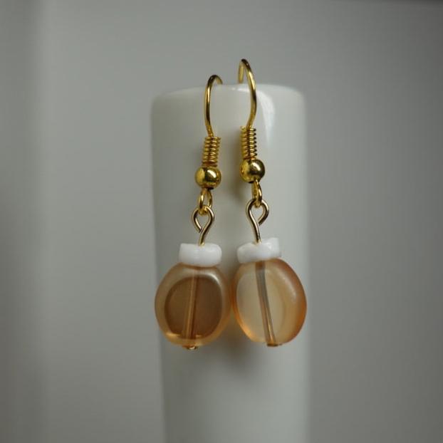 Creamsicle Earrings