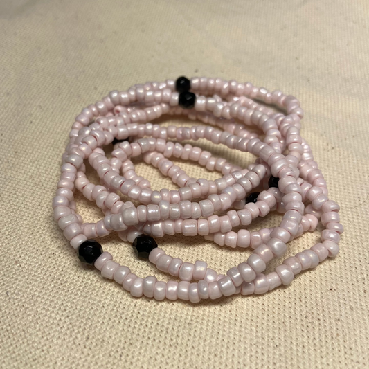 Pink Bejeweled Bracelet