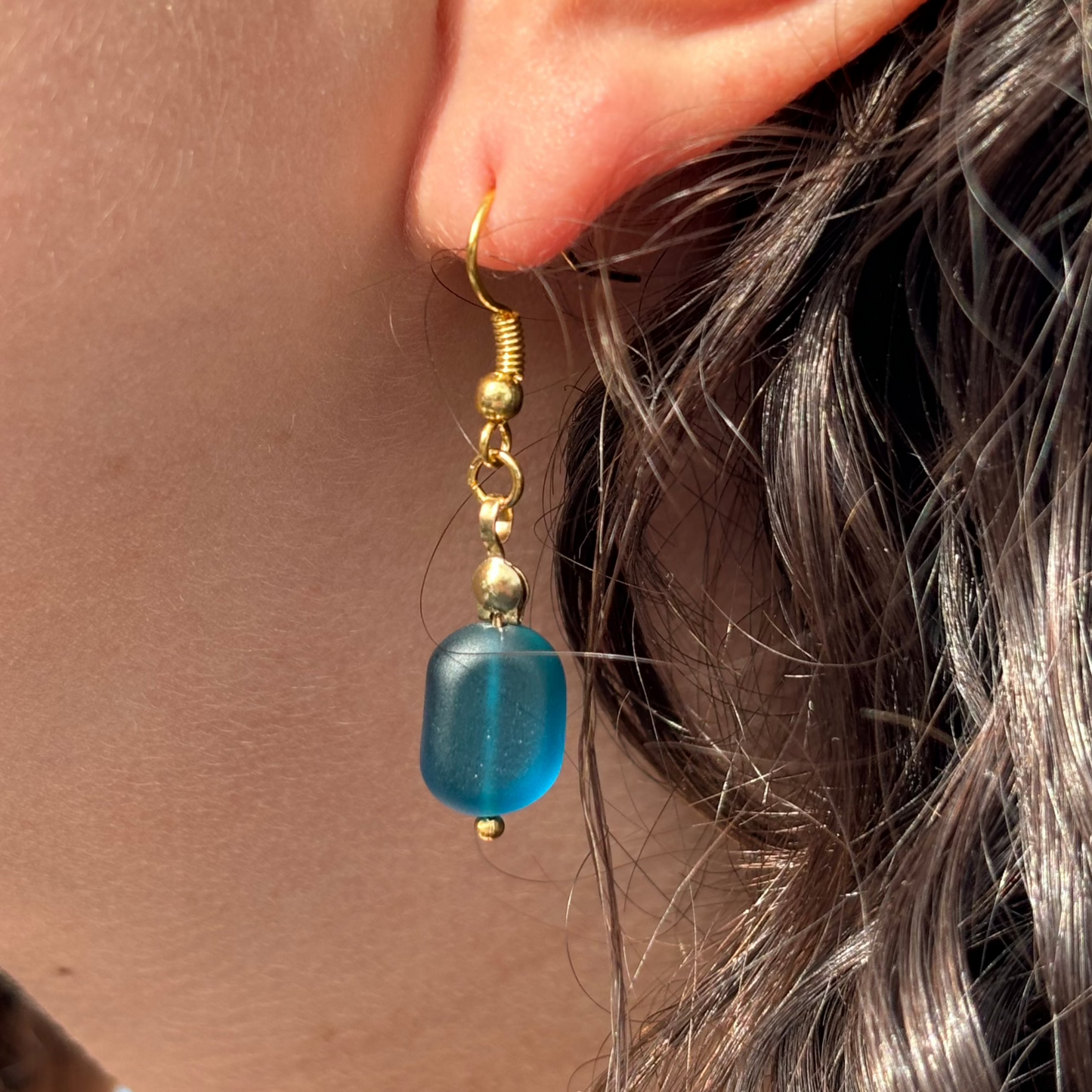 Amagansett Sea Glass Earrings