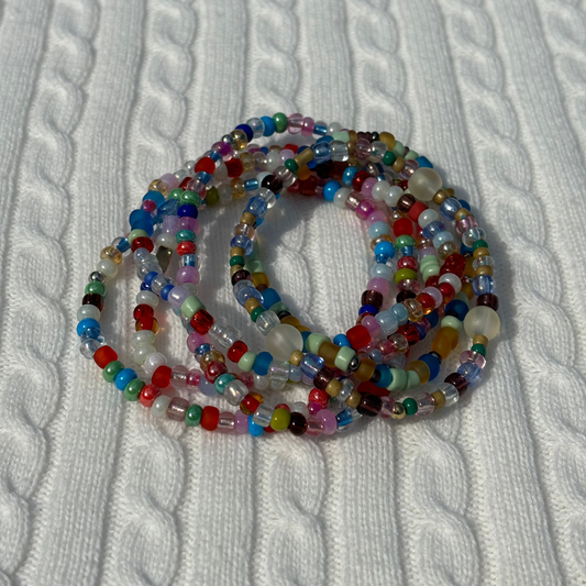 Chunky Confetti Stretch Bracelet