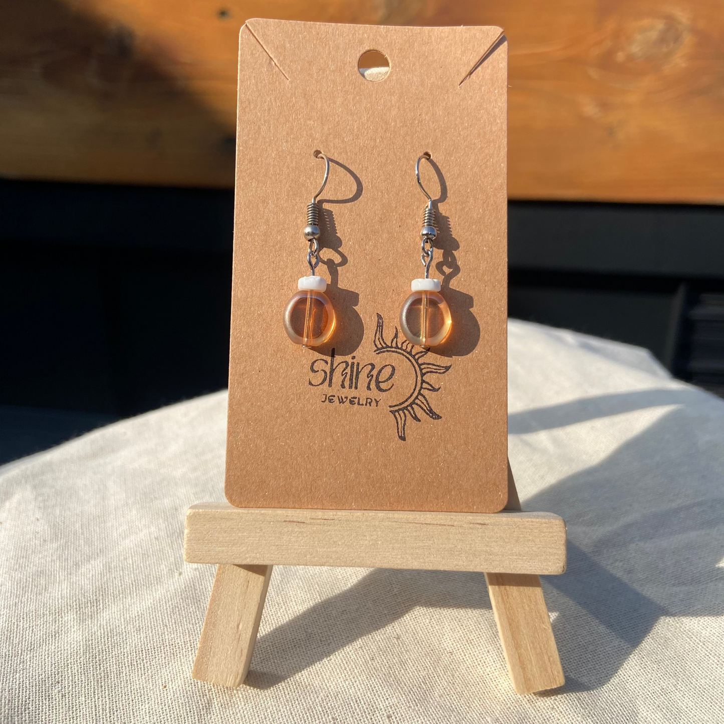 Creamsicle Earrings