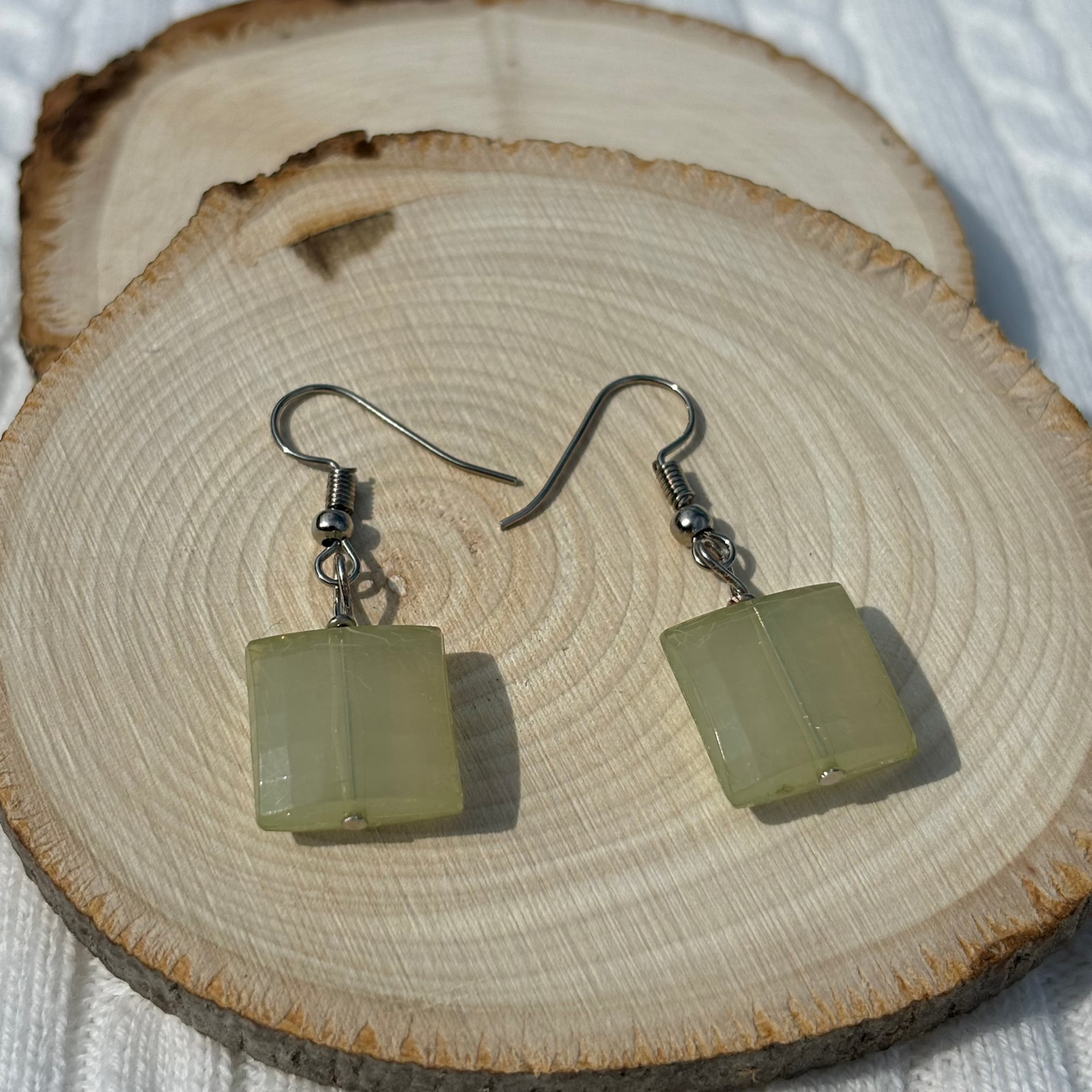 Green Ice Earrings