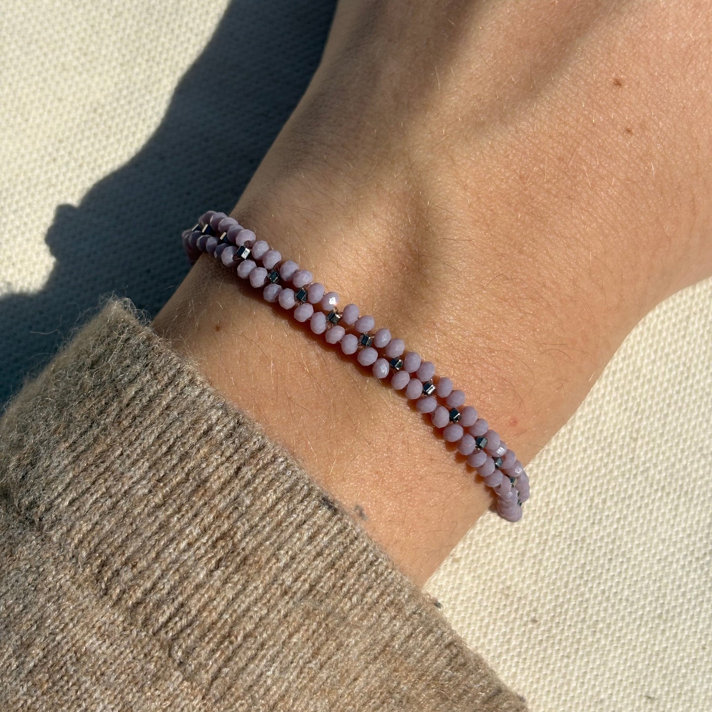 Crystal Woven Bracelet